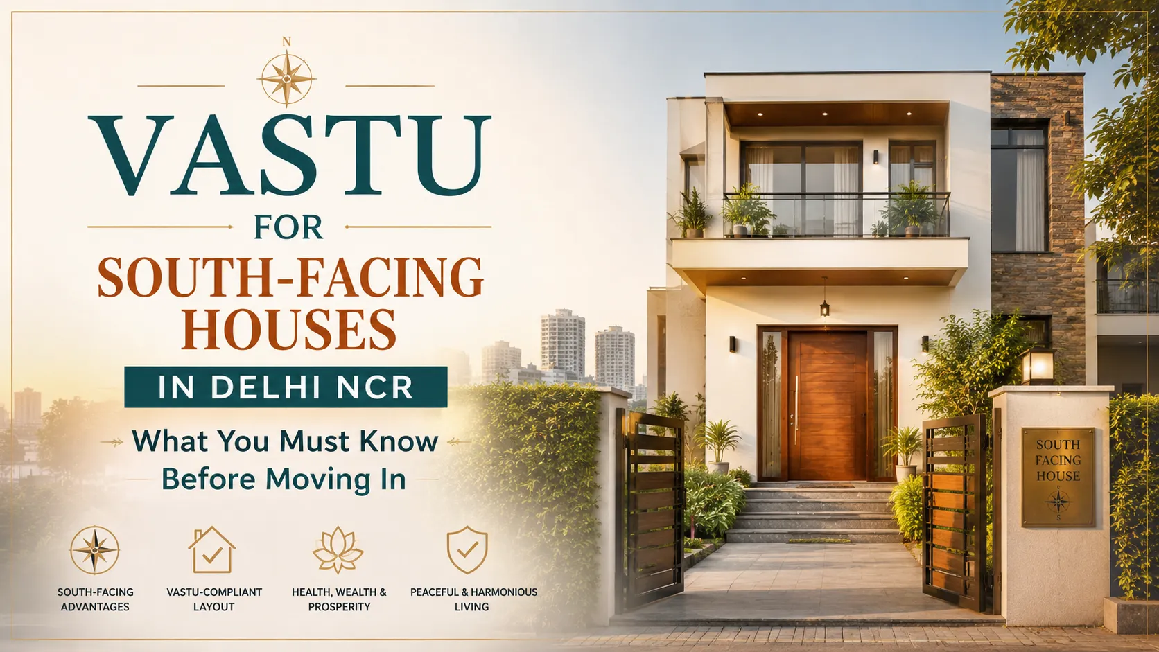 7 Key Vastu Considerations for South-Facing Properties in Delhi NCR Before Moving