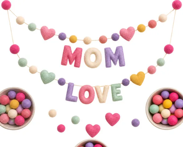Last-Minute Handmade Felt Gift Ideas for Mother's Day