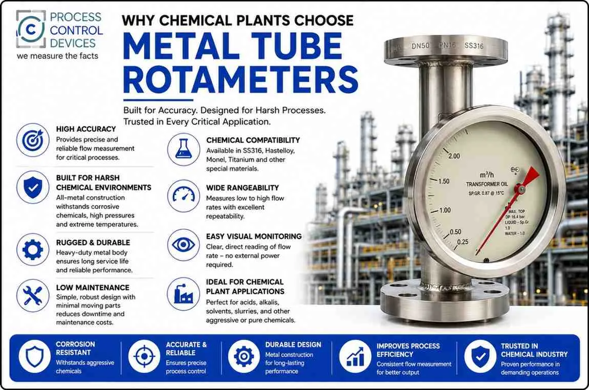 Metal Tube Rotameter Applications Across Chemical, Petrochemical and Power Industries