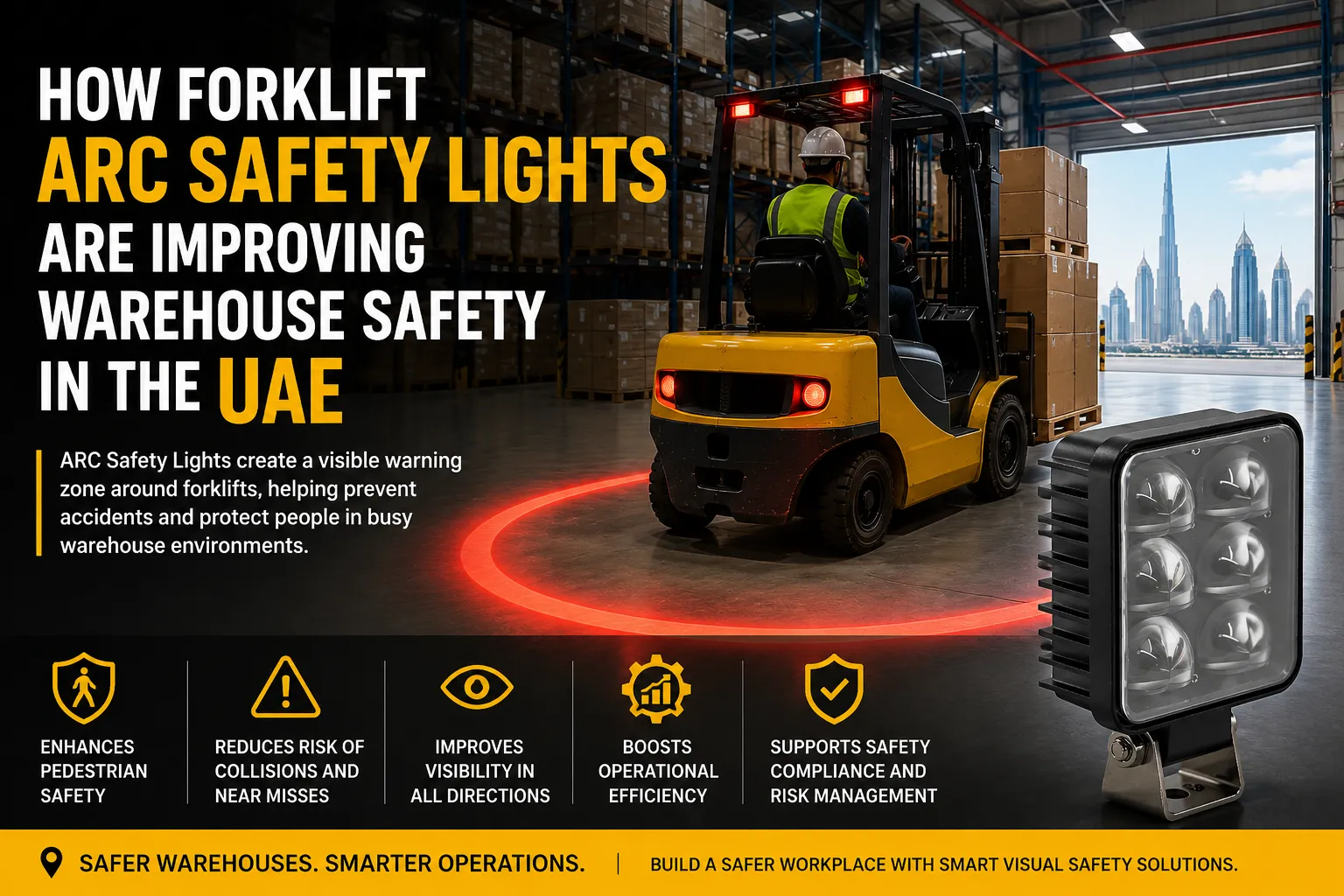 How Forklift ARC Safety Lights Are Improving Warehouse Safety in the UAE
