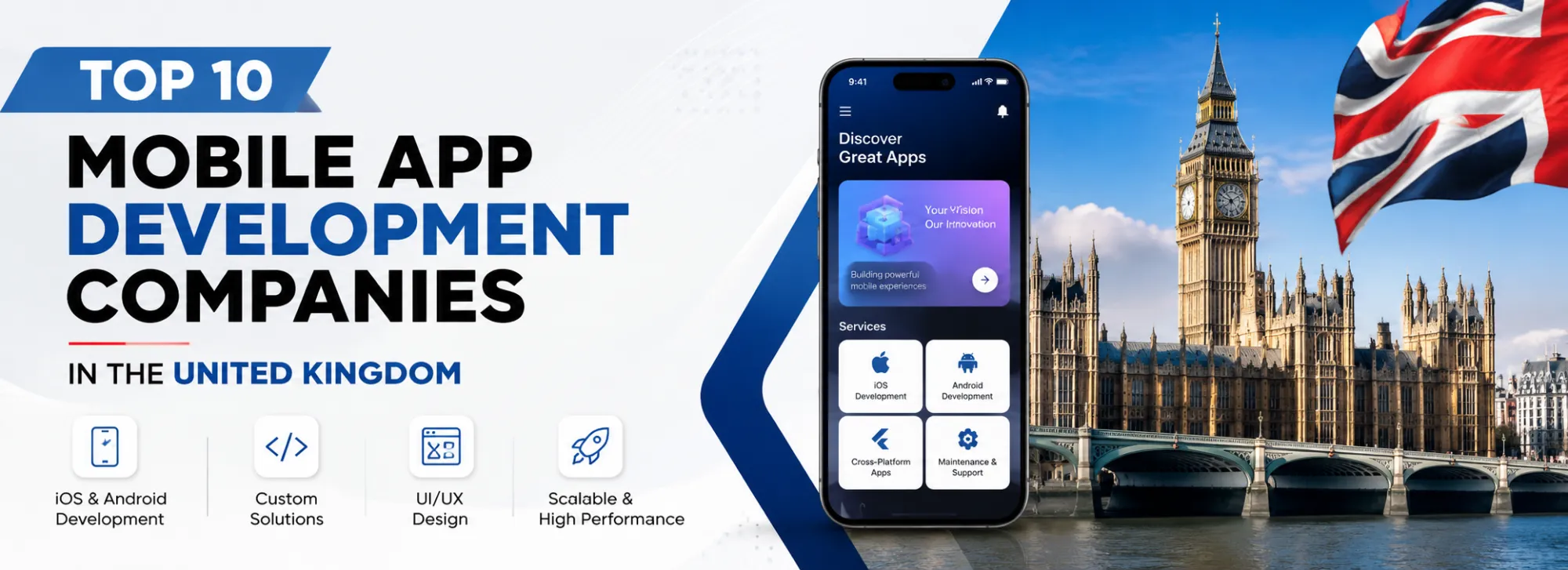 Top 10 Mobile App Development Companies in the United Kingdom
