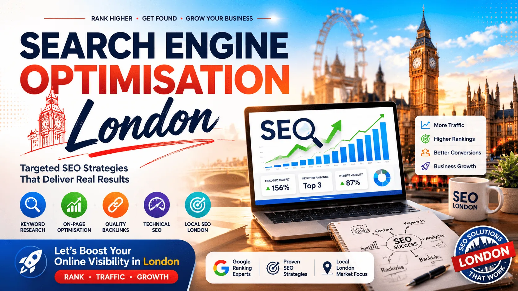 Search Engine Optimisation London: The Complete Guide to Growing Your Business Online