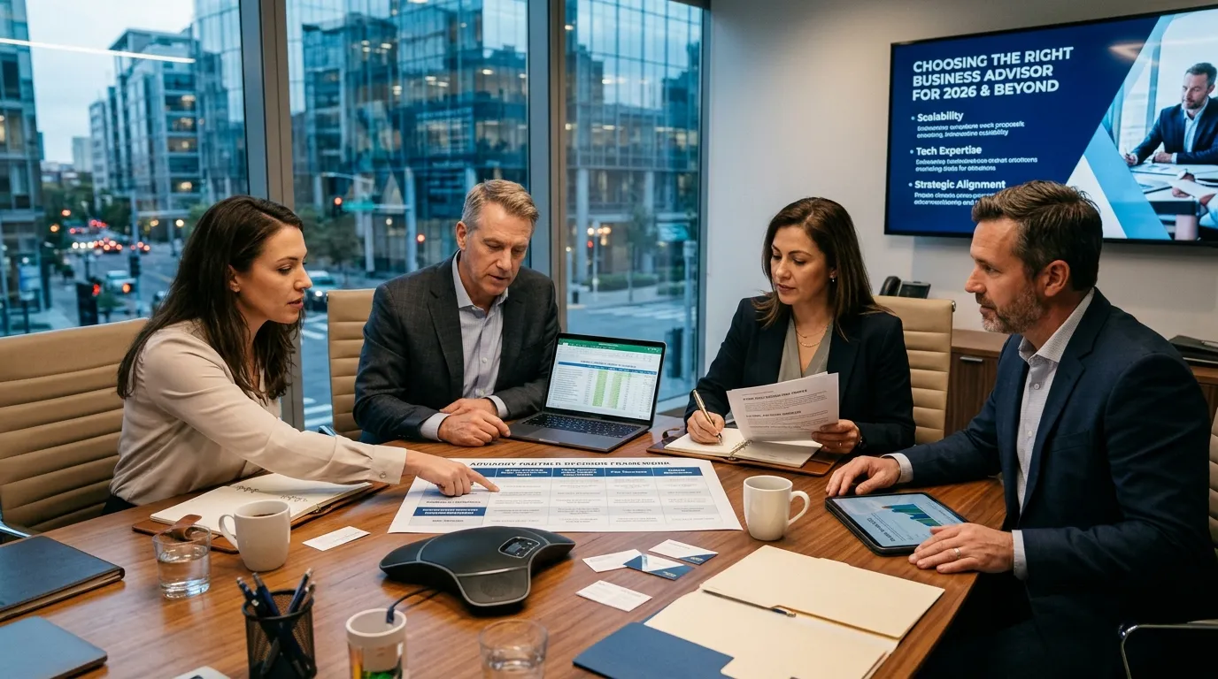 How to Choose Business Advisory Services: Expert Guide for Growing Companies 2026