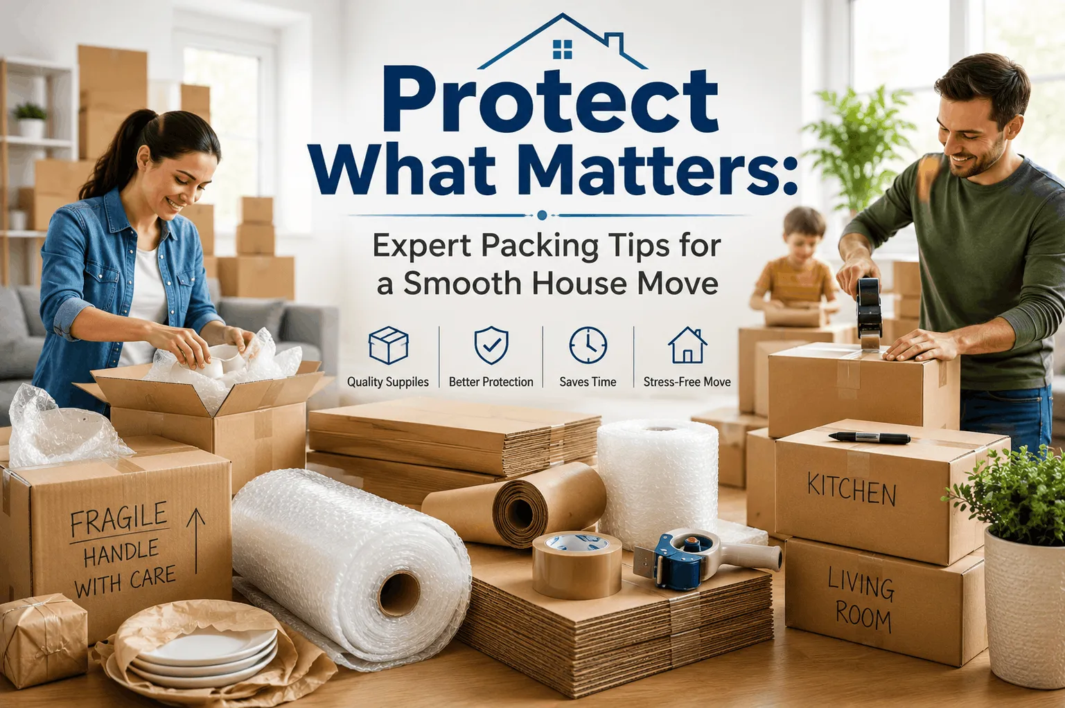 Protect What Matters: Expert Packing Tips for a Smooth House Move