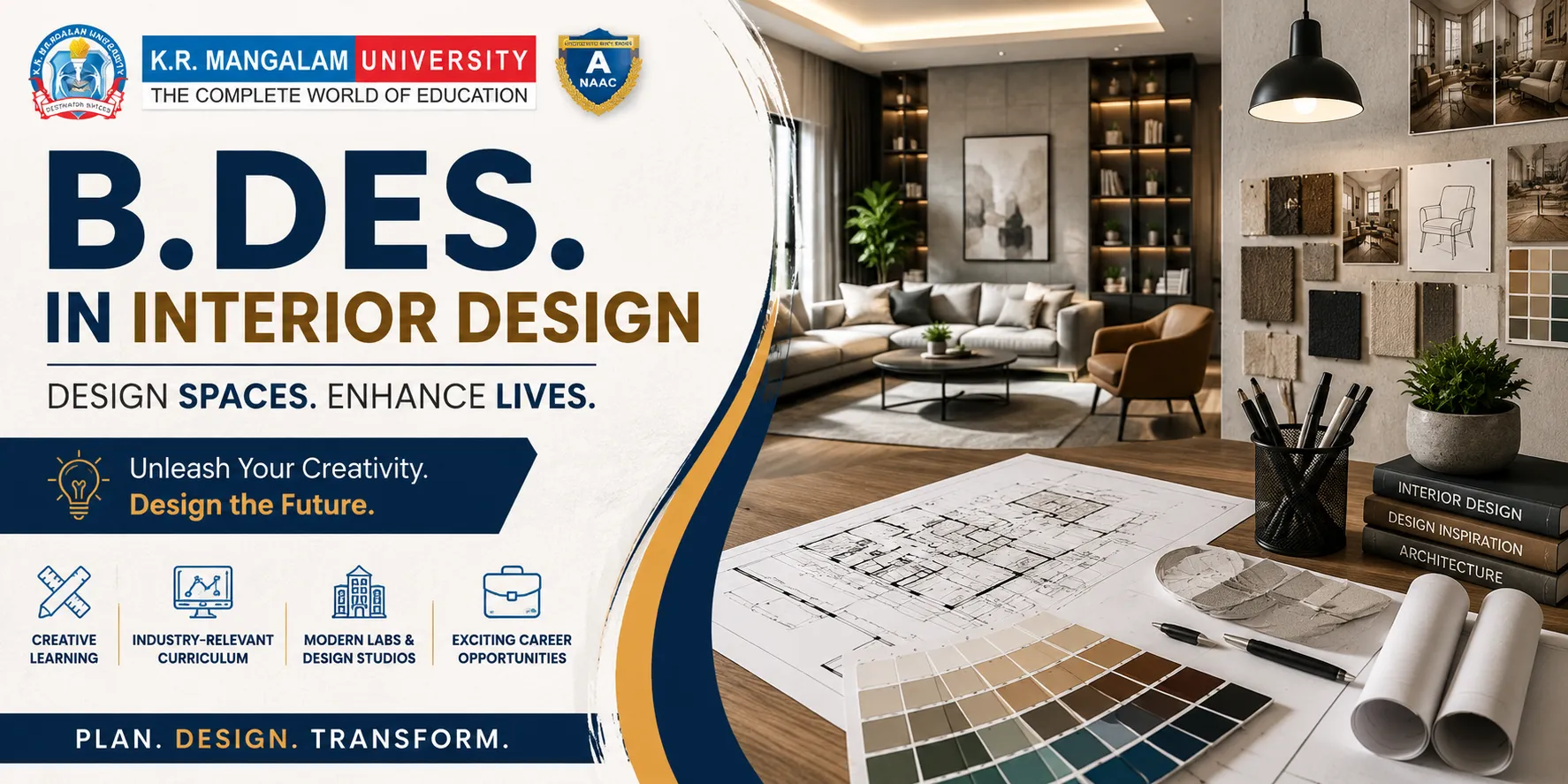 B.Des. in Interior Design: Course Details, Eligibility, Admissions, Scope