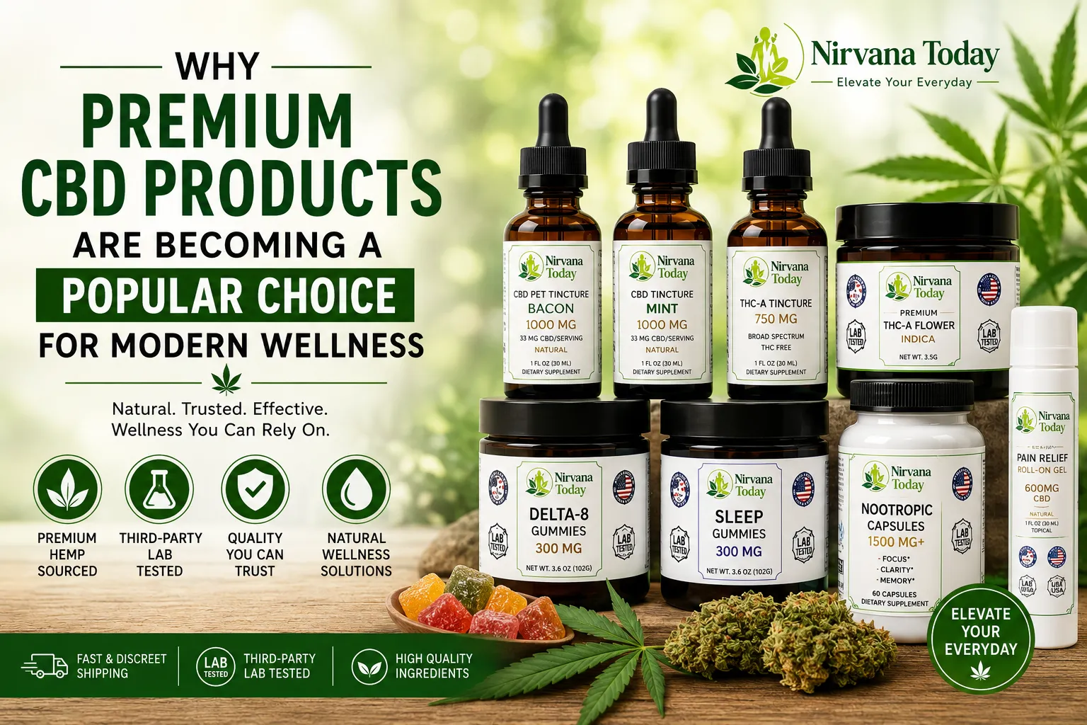 Why Premium CBD Products Are Becoming a Popular Choice for Modern Wellness