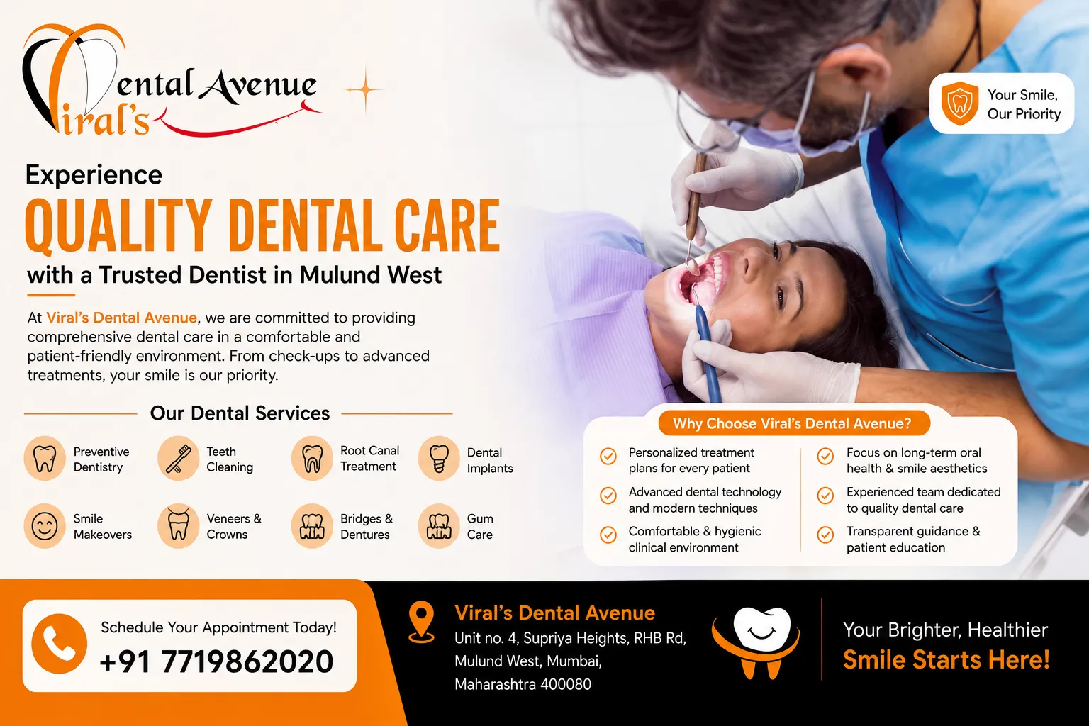 How the Best Dentist in Mulund West Can Improve Your Oral Health and Confidence