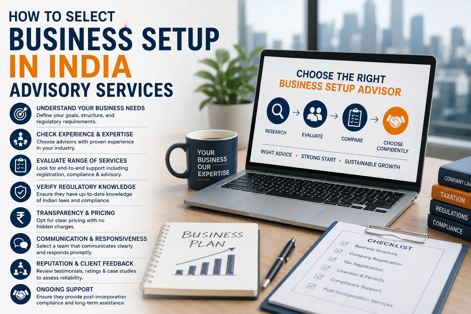 How to Select Business Setup in India Advisory Services