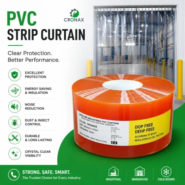 PVC Strip Curtains in India: A Simple Solution to Control Temperature & Contamination