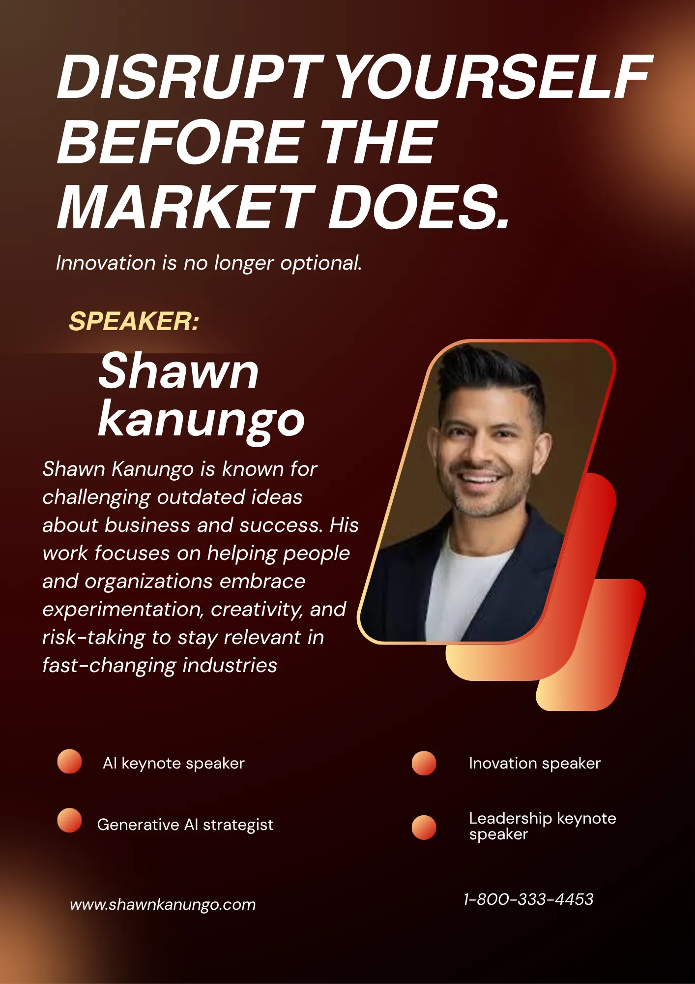 Disruptive Innovation Speaker USA