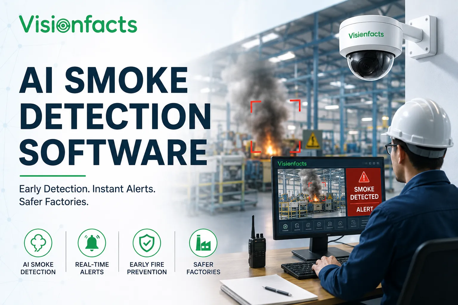 Why Modern Factories Need AI Smoke Detection Software for Early Fire Prevention