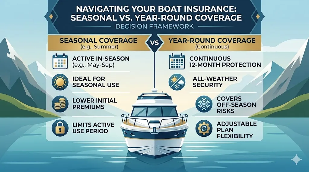 Seasonal vs. Year-Round Boat Insurance: Which Is Right for You?