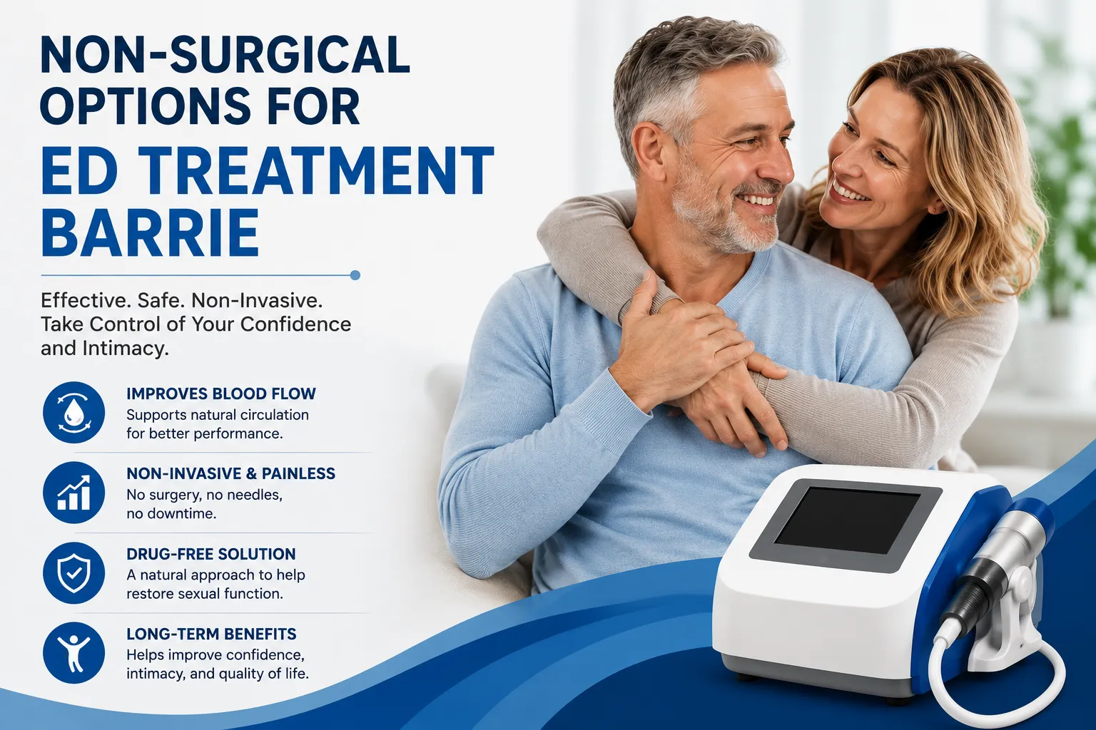 Why More Men Are Exploring Non-Surgical Options for ED Treatment