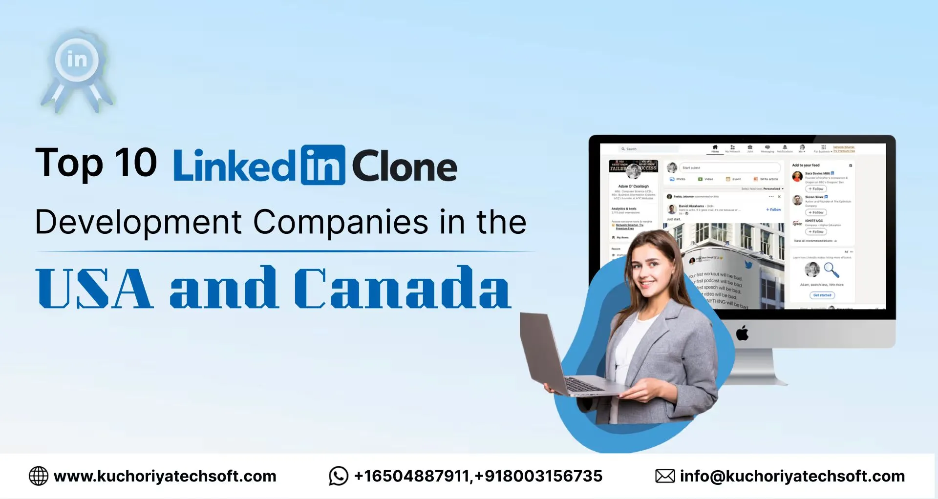 Top 10 LinkedIn Clone Development Companies in the USA and Canada (2026)