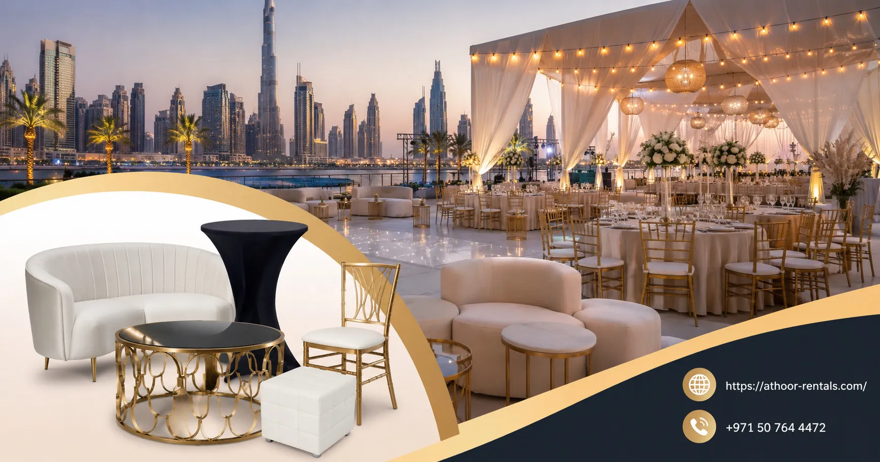 Top Benefits of Choosing Professional Event Furniture Rental in Dubai