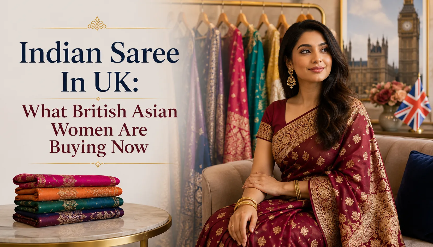 Indian Saree In UK: What British Asian Women Are Buying Now