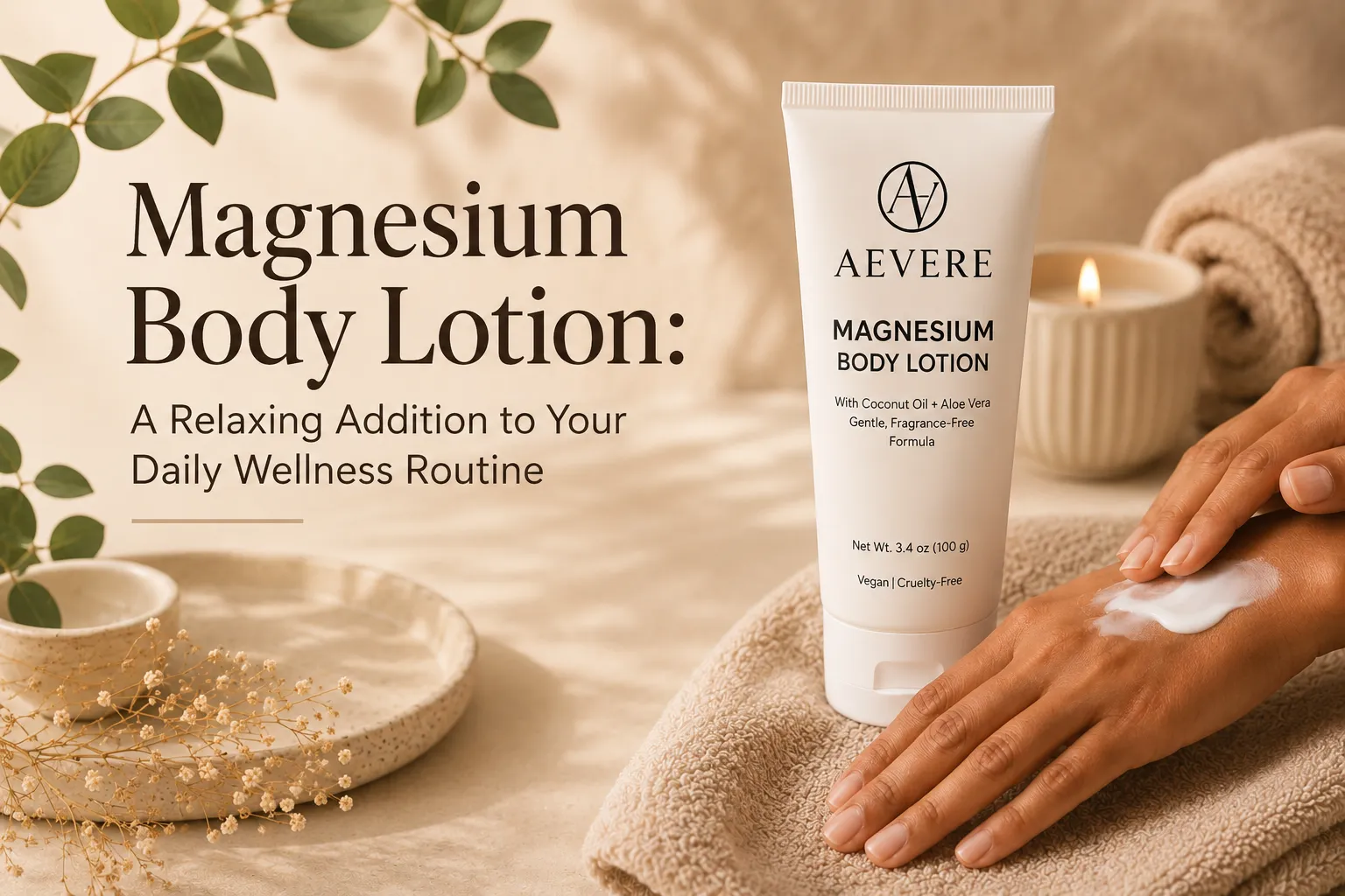 Magnesium Body Lotion: A Relaxing Addition to Your Daily Wellness Routine