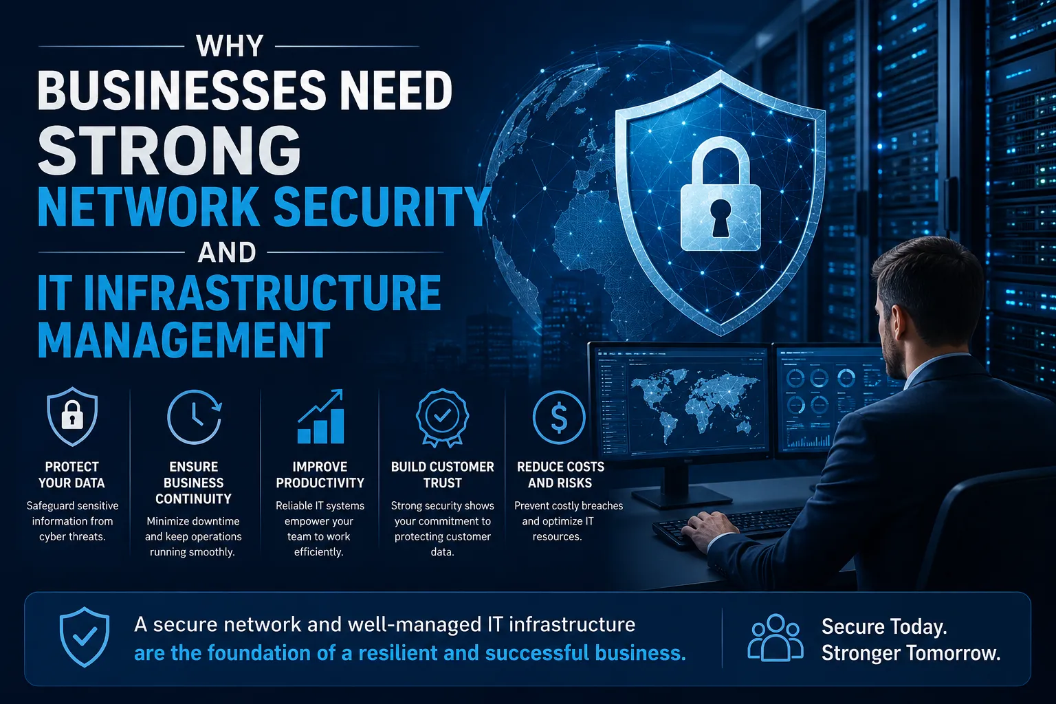 Why Businesses Need Strong Network Security and IT Infrastructure Management