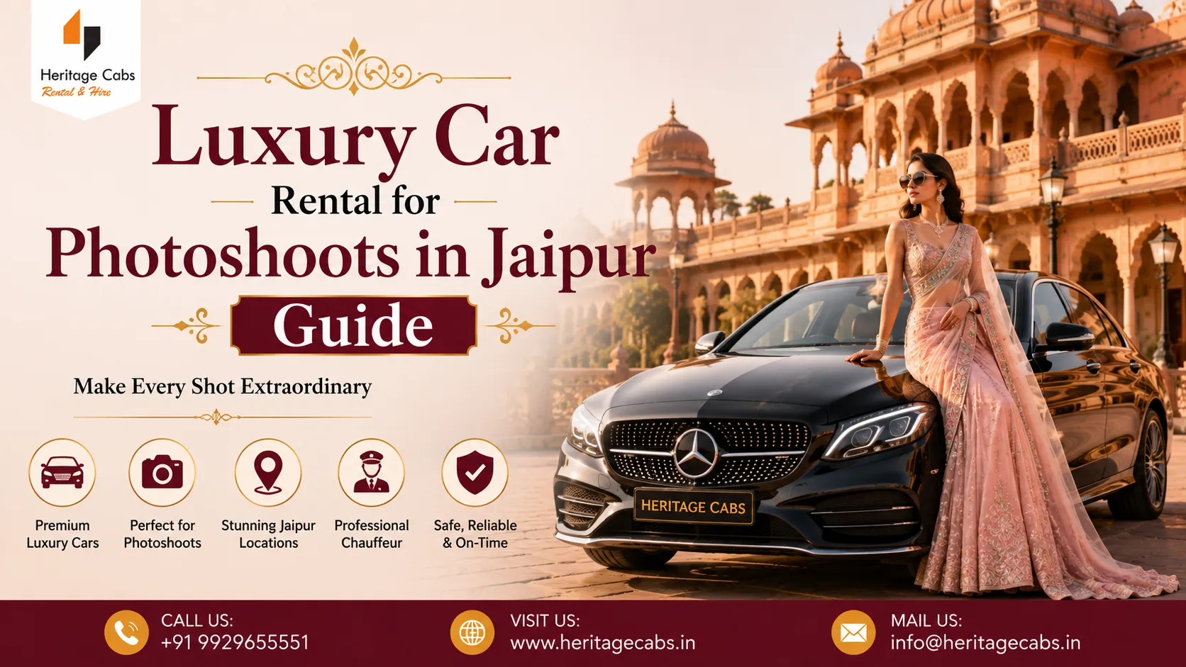 Luxury Car Rental for Photoshoots in Jaipur Guide