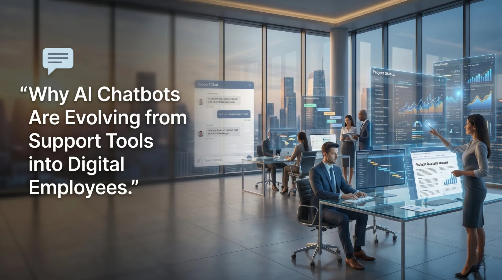 Why AI Chatbots Are Evolving from Support Tools into Digital Employees
