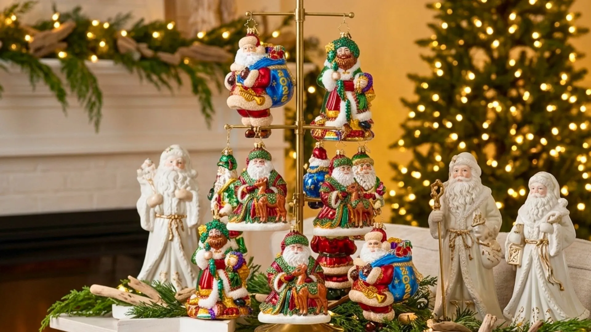 Why Christopher Radko Santa Ornaments Continue to Lead Luxury Holiday Collecting and Decorating Trends