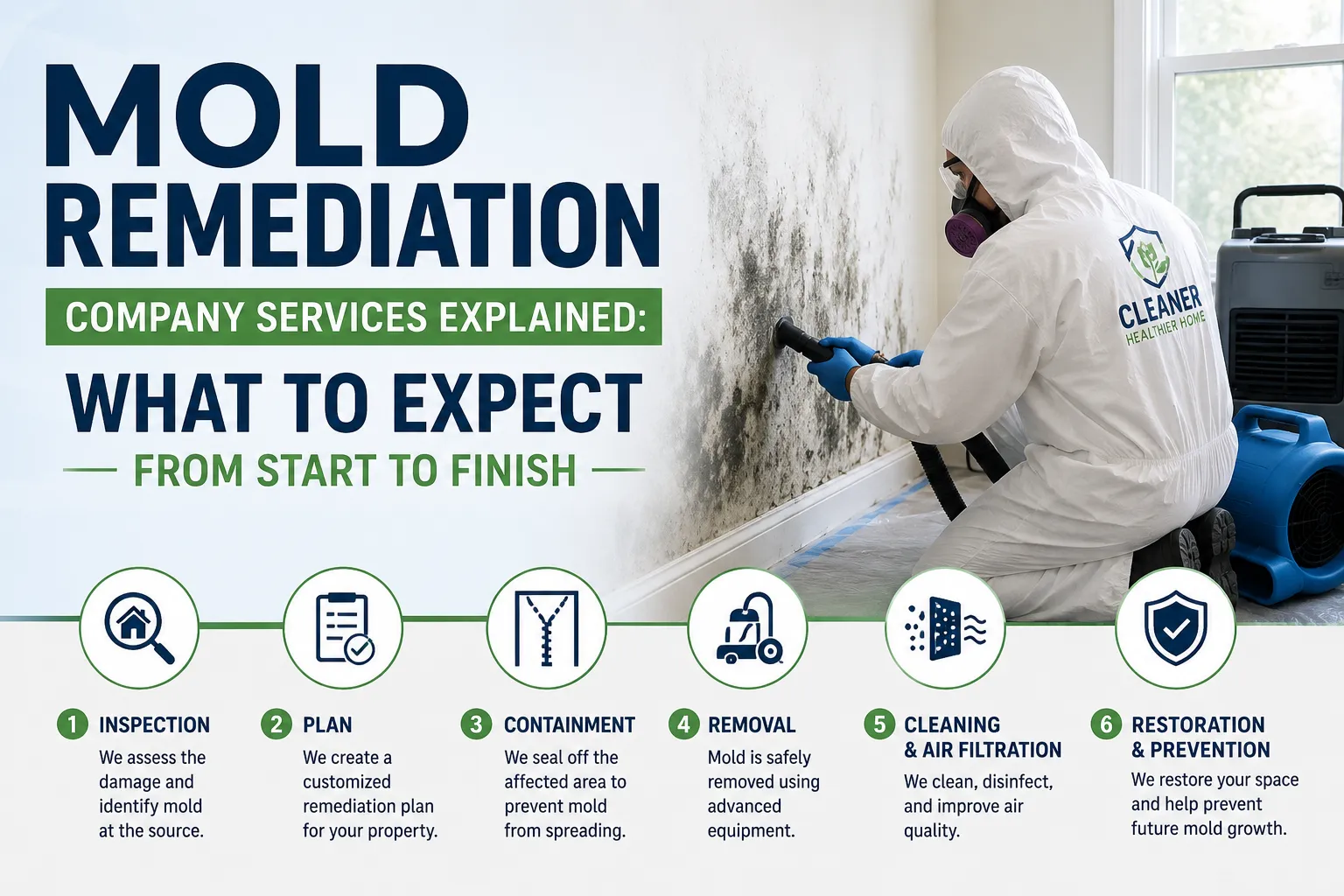 Mold Remediation Company Services Explained: What to Expect From Start to Finish