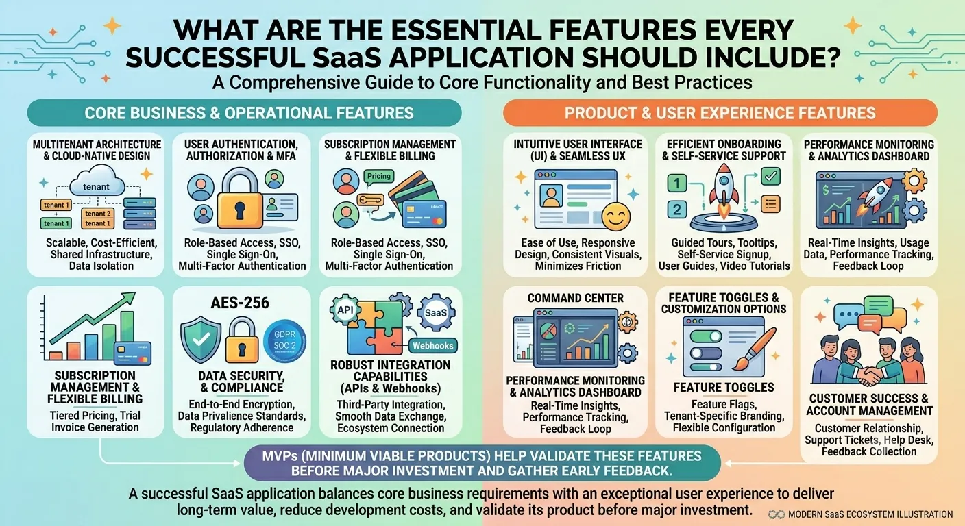 What Are the Essential Features Every Successful SaaS Application Should Include?