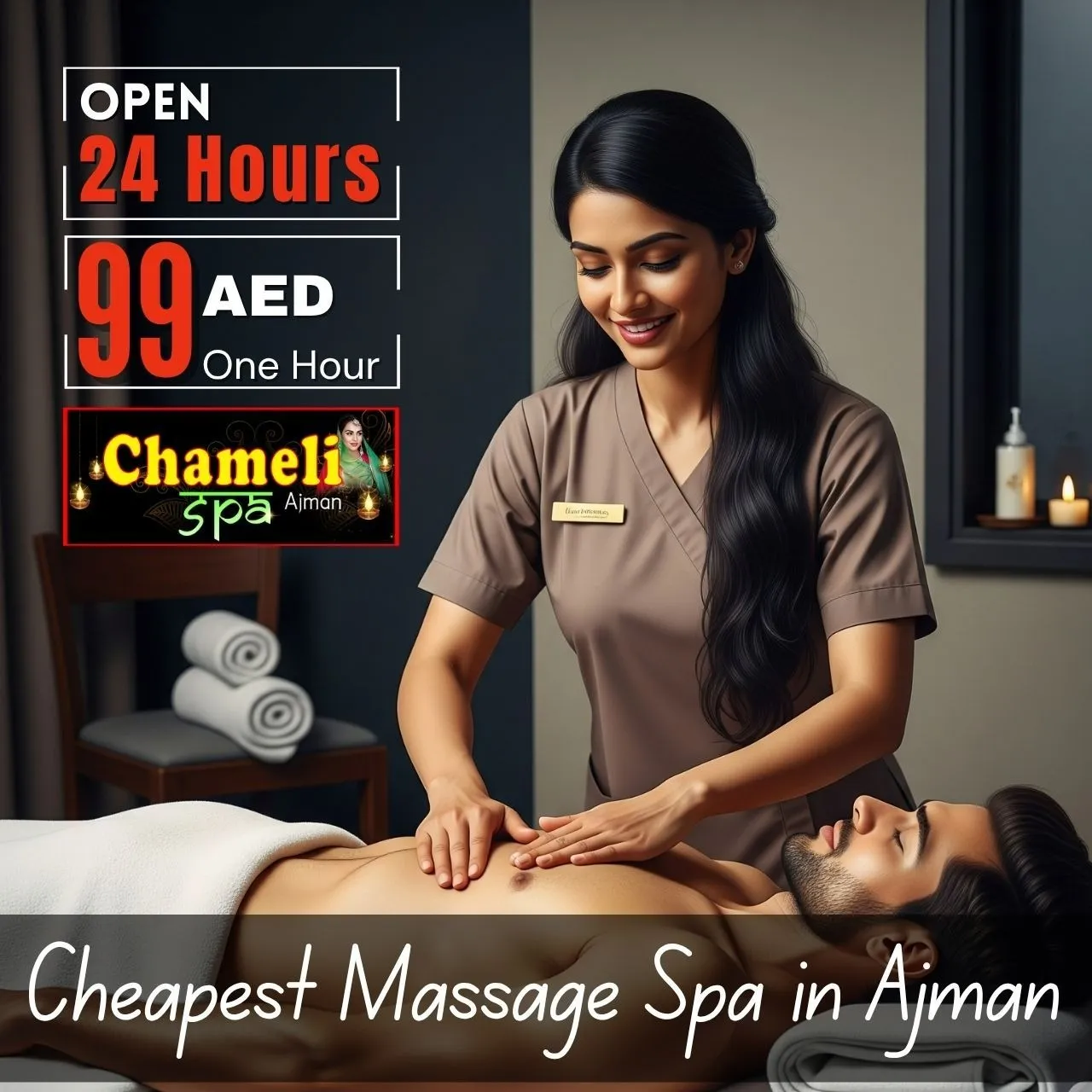 Chameli Spa Ajman: 24-Hour Wellness and Massage Services in Al Rashidiya
