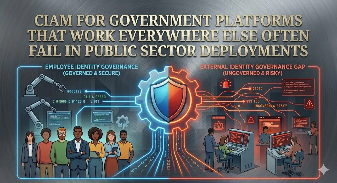 Why CIAM for Government Platforms That Work Everywhere Else Often Fail in Public Sector Deployments