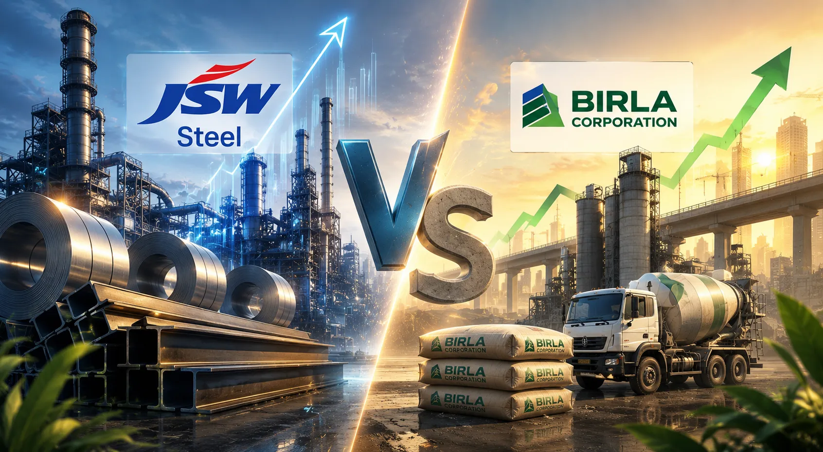 JSW Steel vs. Birla Corp: Which Heavyweight is Best Positioned for India’s 2026 Infra Push?