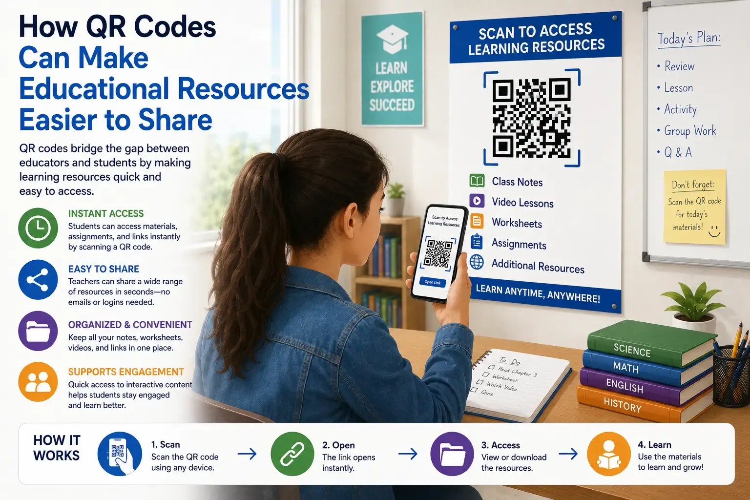 How QR Codes Can Make Educational Resources Easier to Share