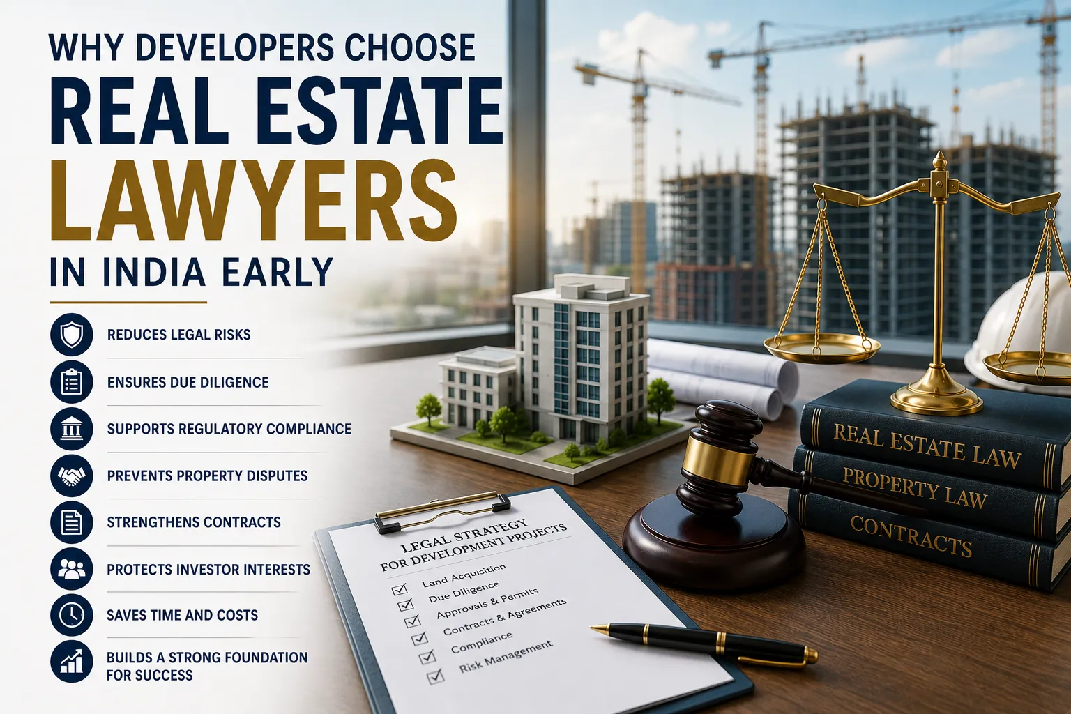 Why Developers Choose Real Estate Lawyers in India Early