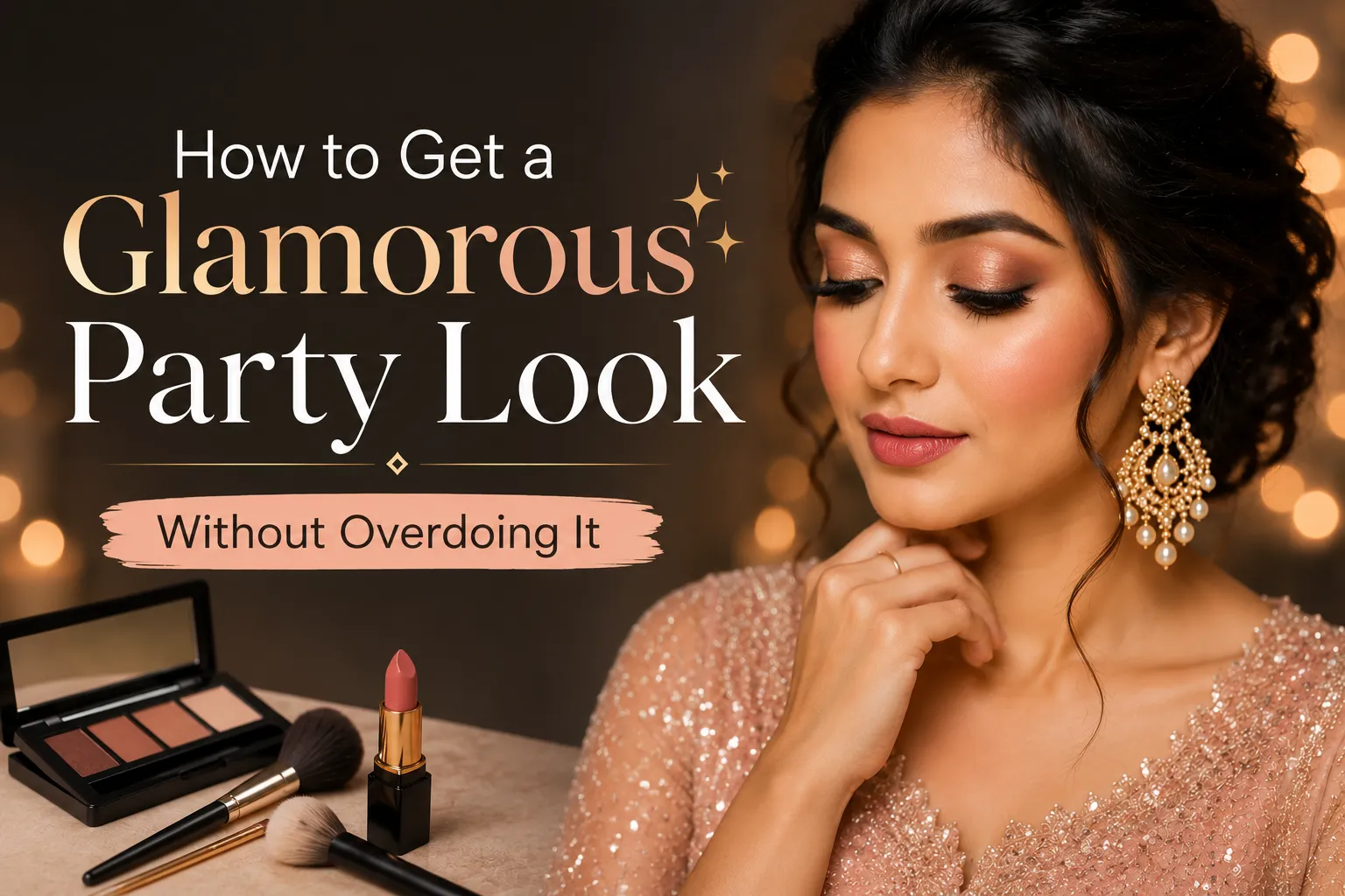 How to Get a Glamorous Party Look Without Overdoing It