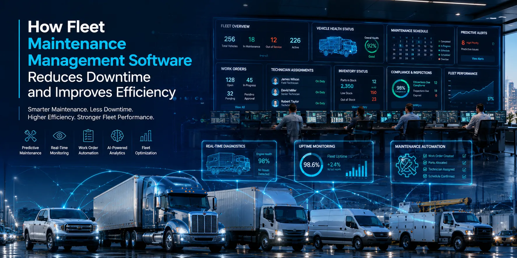 How Fleet Maintenance Management Software Reduces Downtime and Improves Efficiency