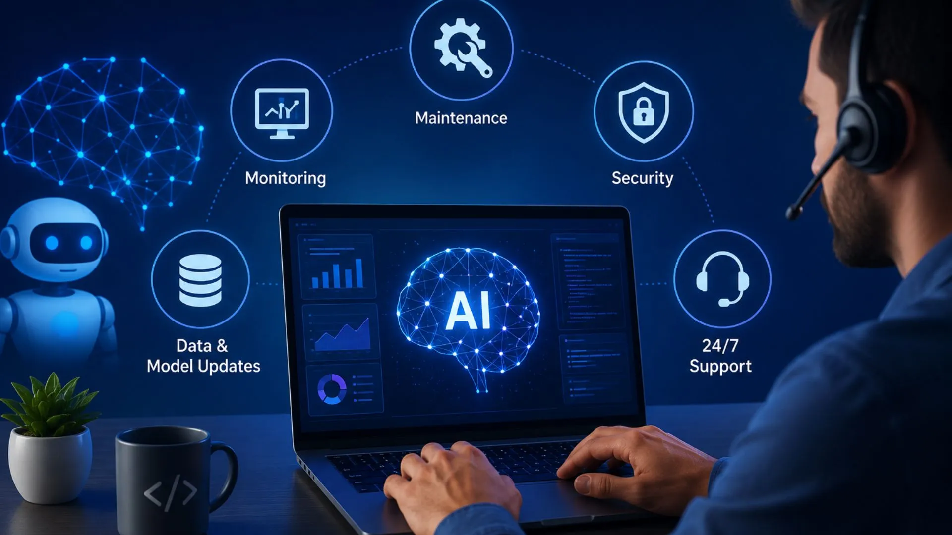 AI app maintenance and support services 