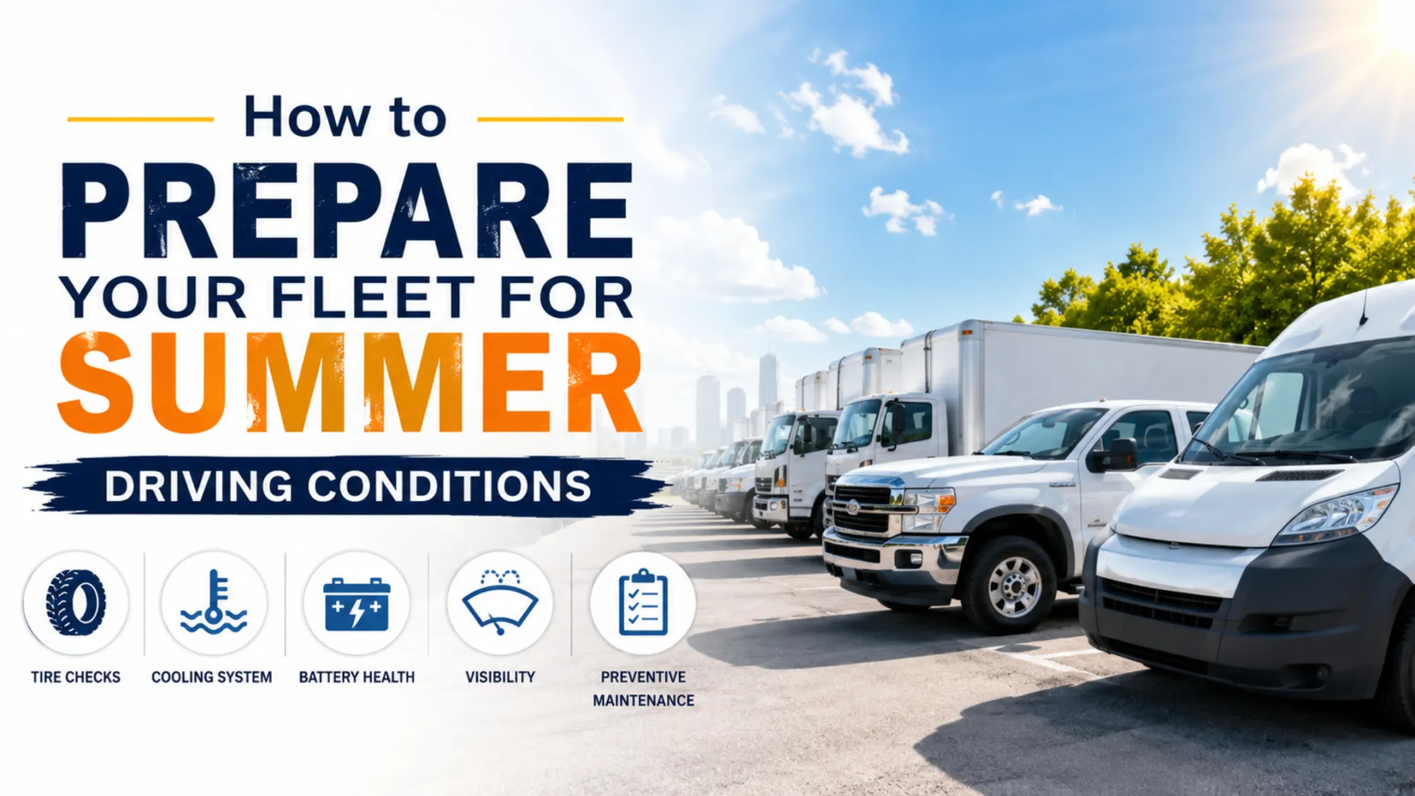 How to Prepare Your Fleet for Summer Driving Conditions