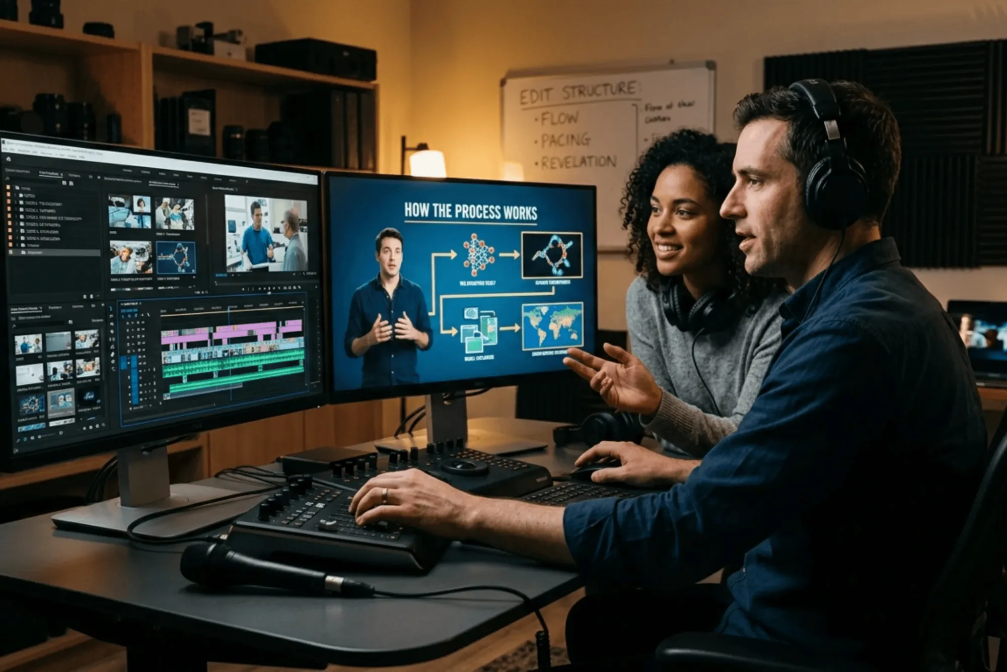 How Structure in Editing Helps Viewers Follow Complex Topics
