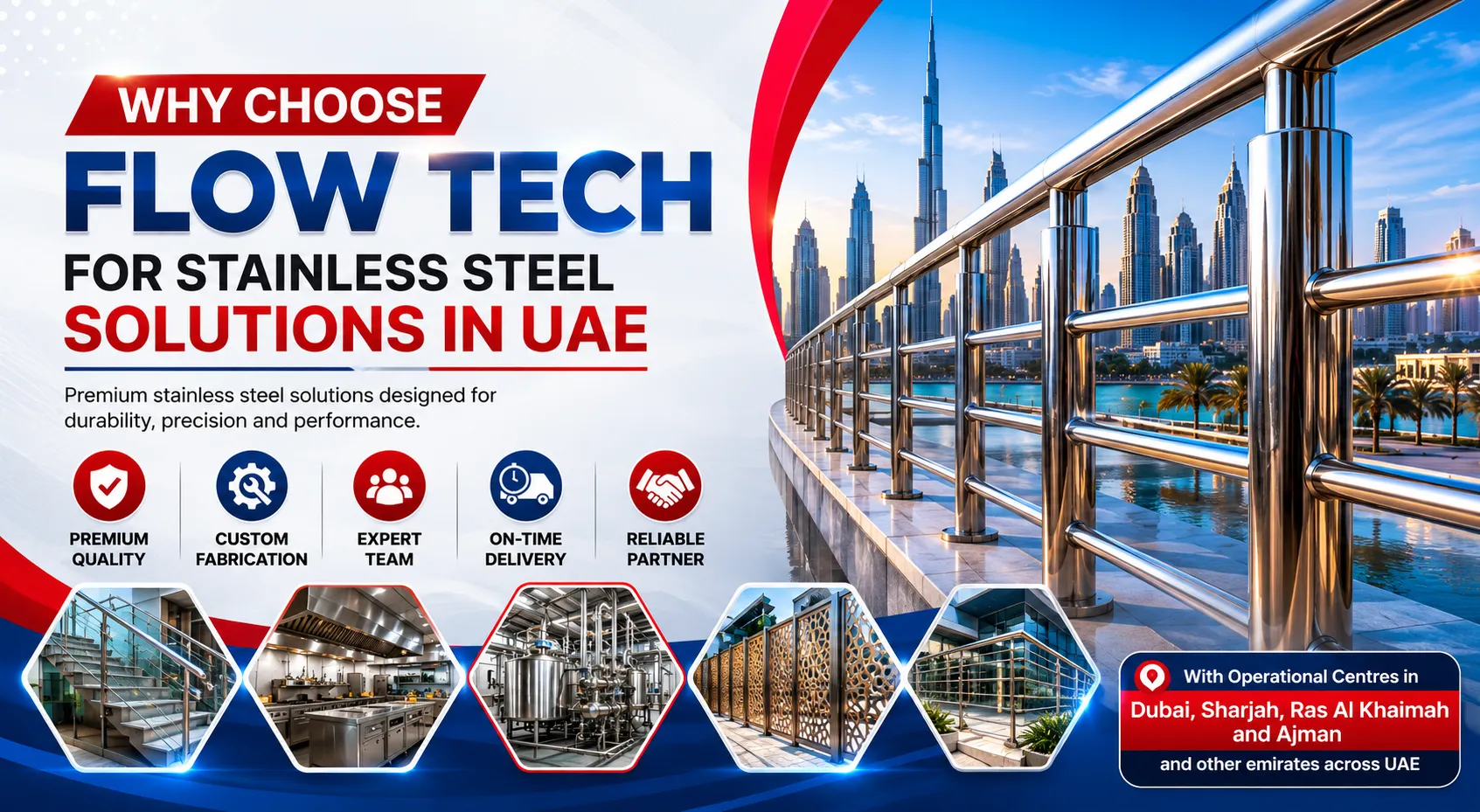 Why Choose Flow Tech for Stainless Steel Solutions in UAE