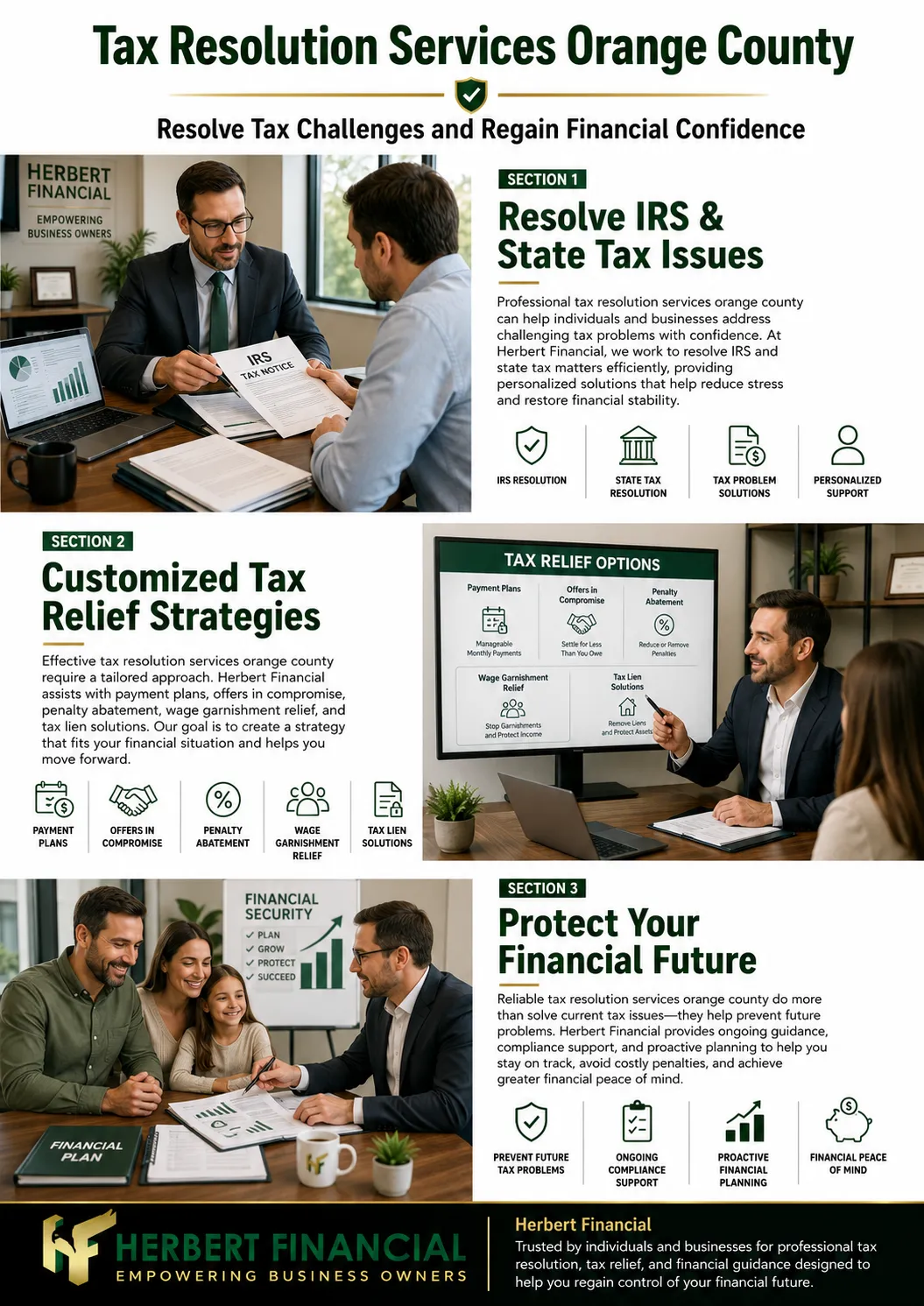 Tax Resolution Services Orange County | Herbert Financial Tax Relief Experts