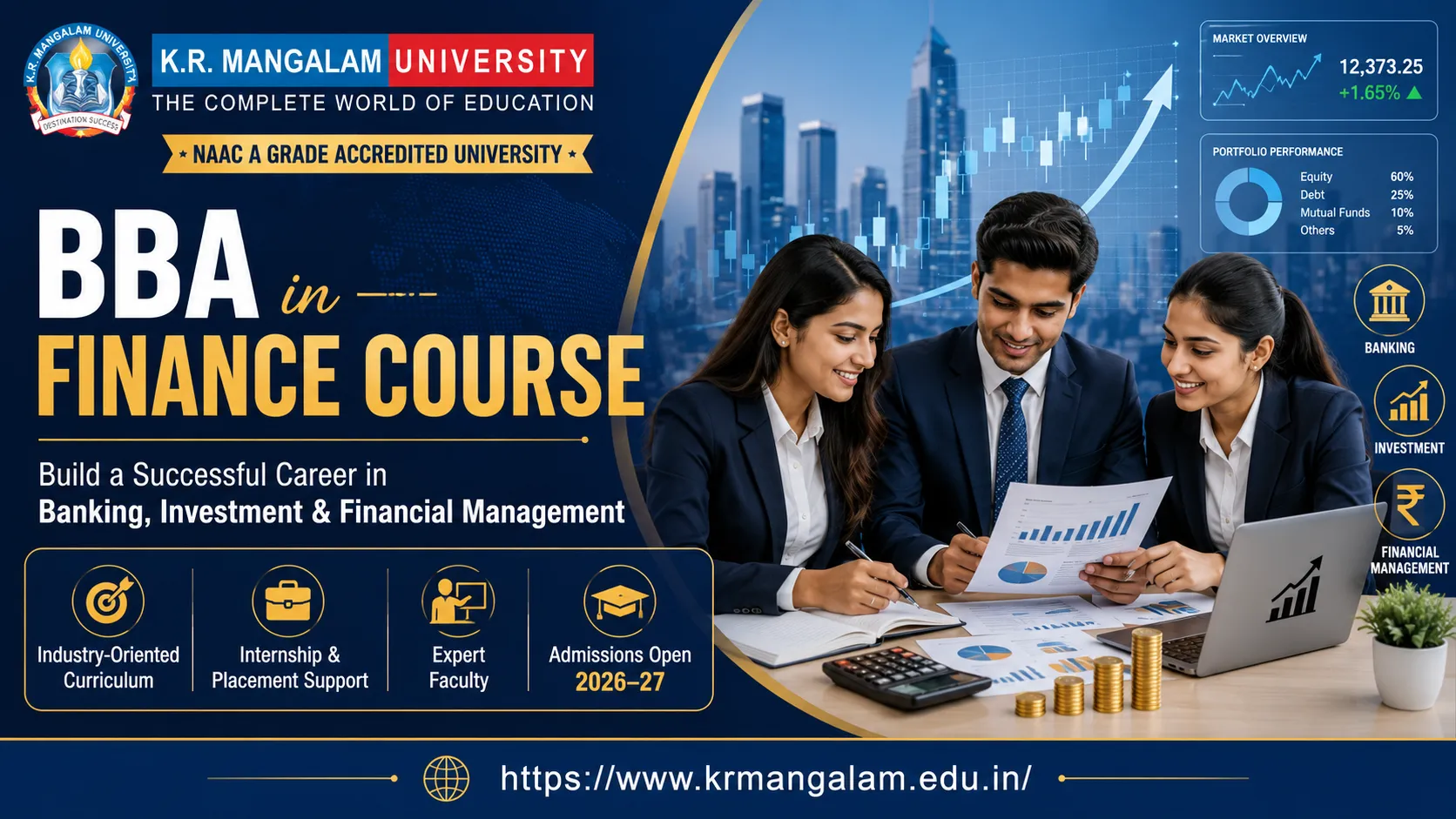 BBA in Finance Course: Details, Eligibility, Scope, Career Opportunities & Admissions