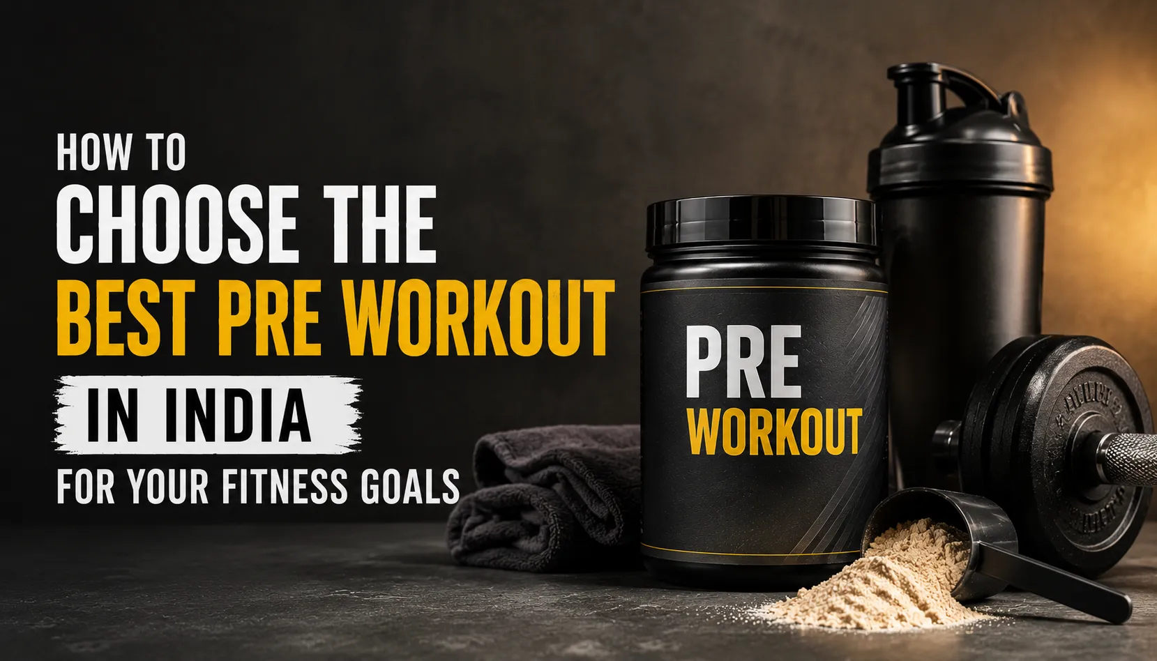 How to Choose the Best Pre Workout in India for Your Fitness Goals