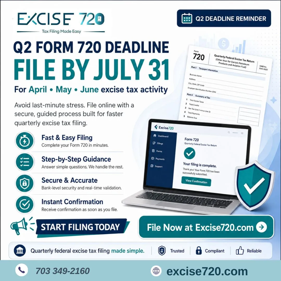 Form 720 Filing Made Easy: A Complete Guide for Businesses in 2026