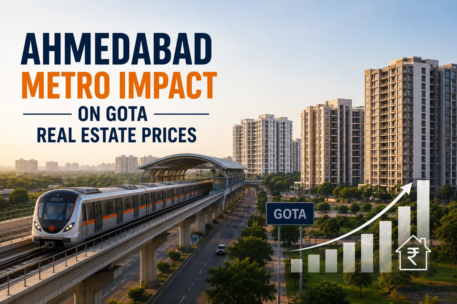 Ahmedabad Metro Impact on Gota Real Estate Prices