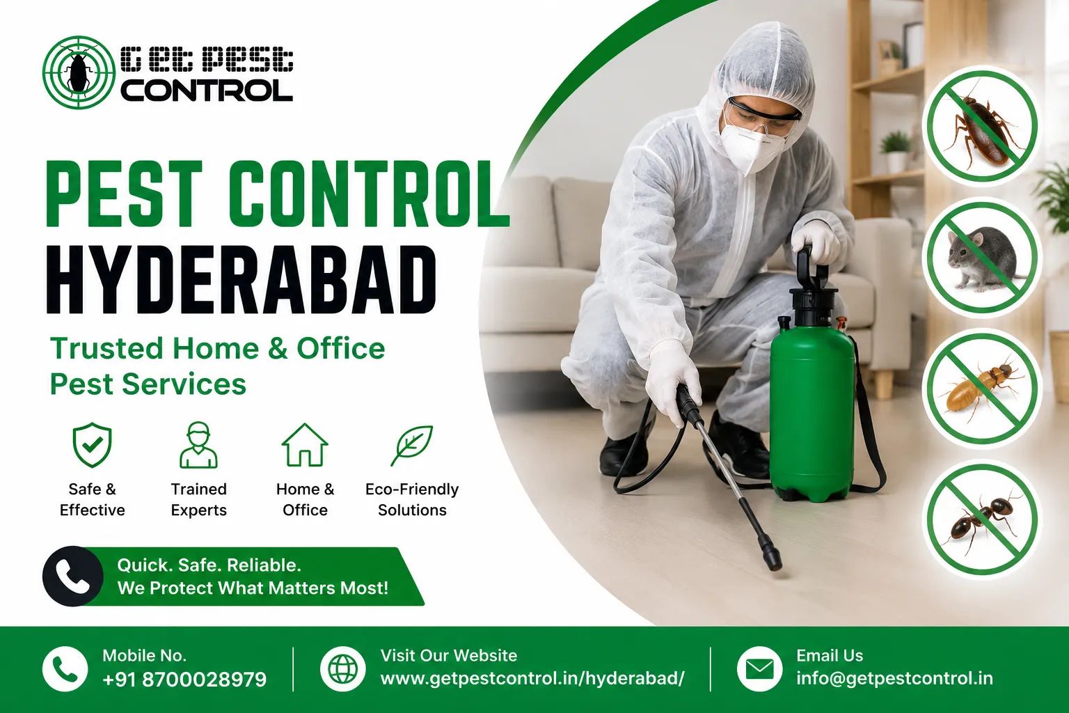Pest Control Hyderabad | Trusted Home & Office Pest Services