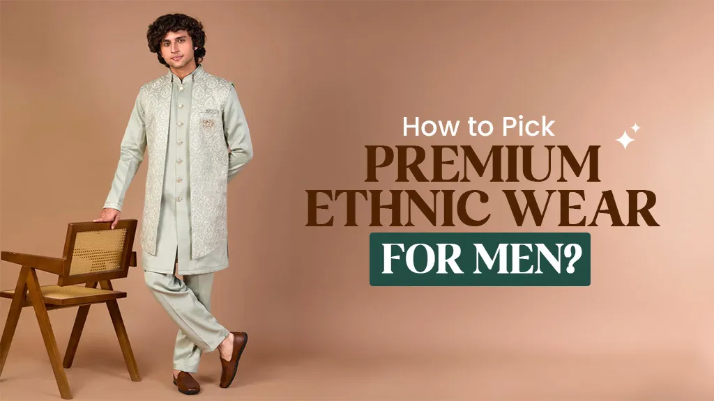 How to Pick Premium Ethnic Wear For Men?