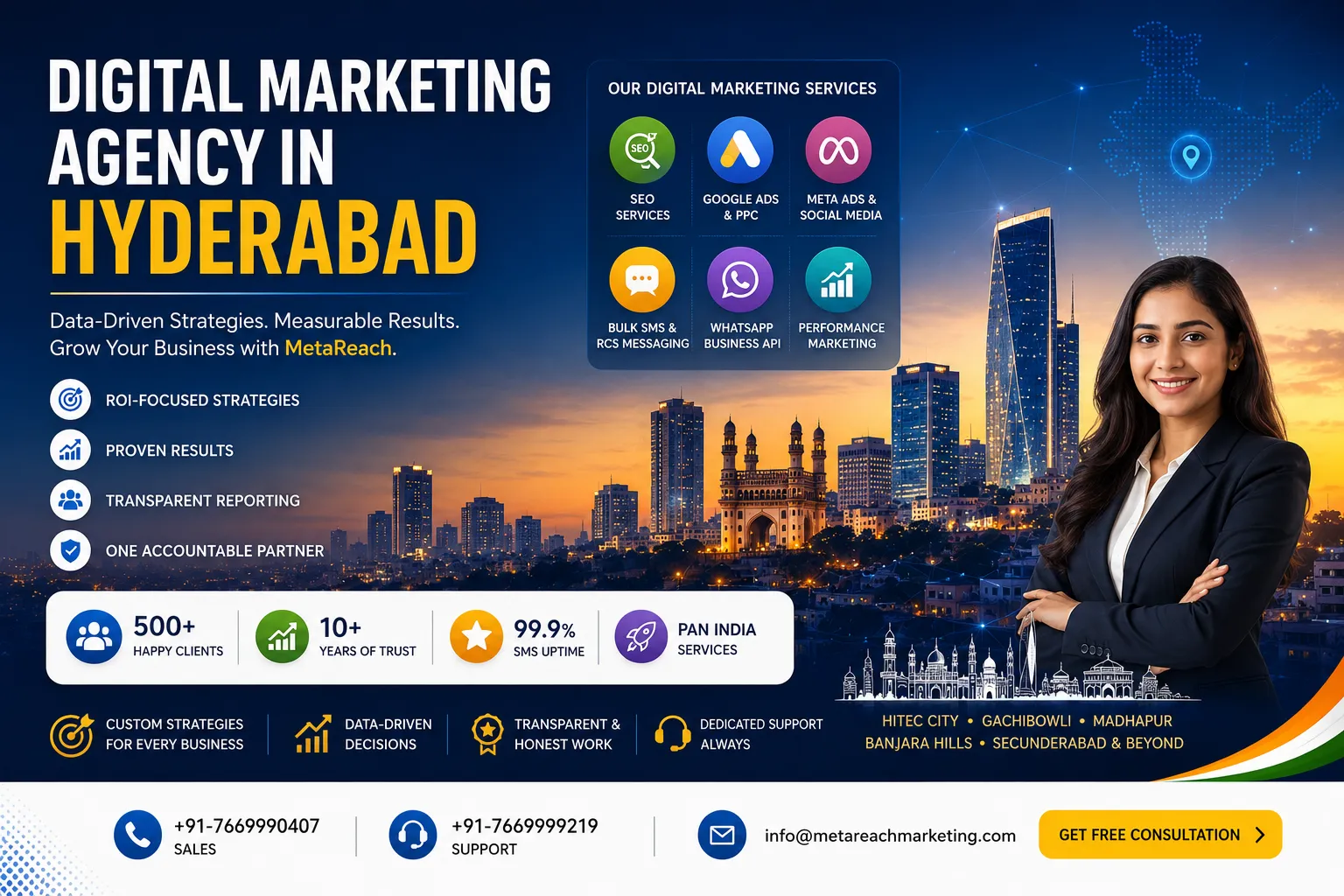 Best Digital Marketing Agency in Hyderabad | Meta Reach Marketing