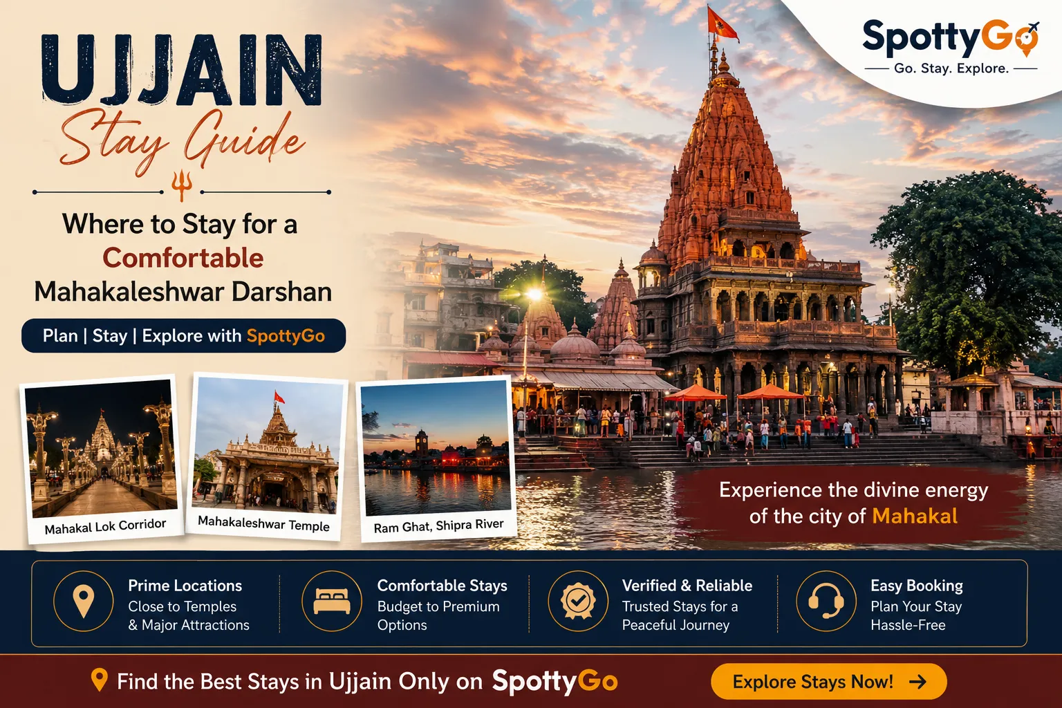 Ujjain Stay Guide: Where to Stay for a Comfortable Mahakaleshwar Darshan