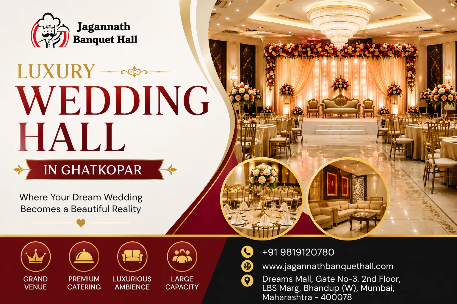Luxury Wedding Hall in Ghatkopar