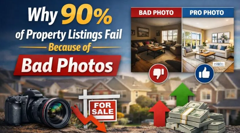Why 90% of Property Listings Fail Because of Bad Photos