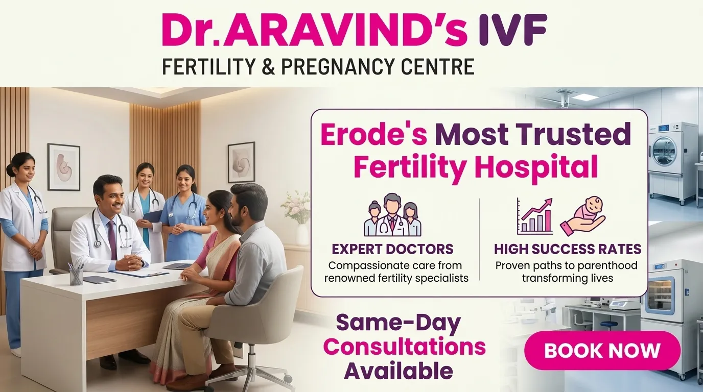 Best Fertility Hospital in Erode: Expert Care & Same-Day Consultation
